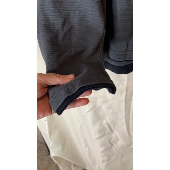 Apt. 9 mens long sleeve sweater shirt size XXL with layered hems gray/black - Picture 3 of 7